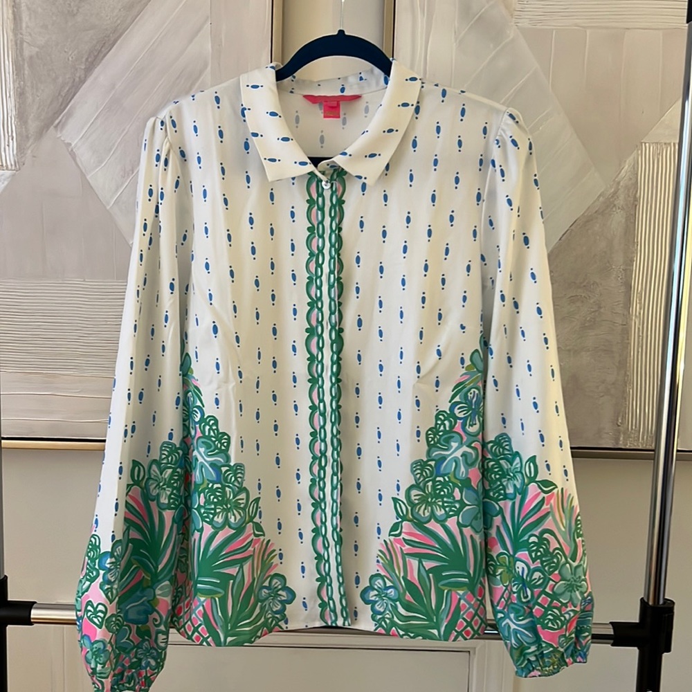Lilly Pulitzer blouse size XL
